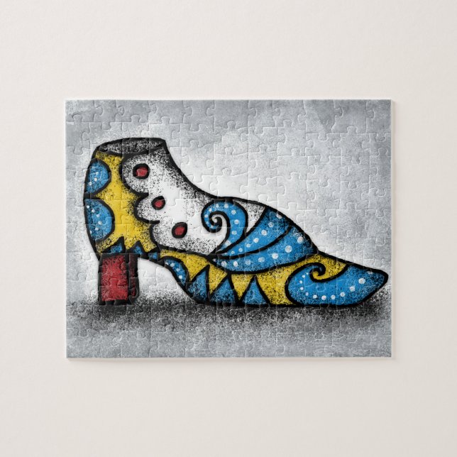 Calçado vitoriano Jigsee Quebra-cabeça (Horizontal)