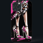 Calçados de salto alto, ilustração de moda<br><div class="desc">Calçados de moda de leopardo,  ilustração de moda,  Pernas de mulheres em salto alto</div>