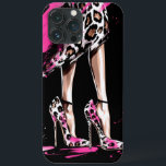 Calçados de salto alto, ilustração de moda<br><div class="desc">Calçados de moda de leopardo,  ilustração de moda,  Pernas de mulheres em salto alto</div>