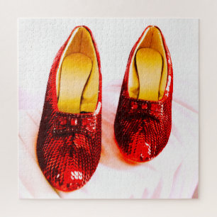 Calçados ruby Red Slippers Quebra-cabeça Dorothy