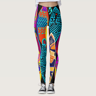 Calças Legging de Cara do Surfista