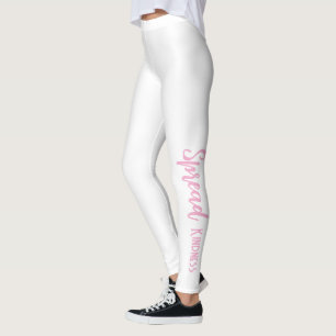 Calças Leggings Brancas Personalizadas Espalham Ge