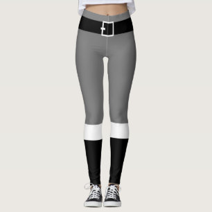Calças Leggings Cinza Santa Fancy Pants Noite