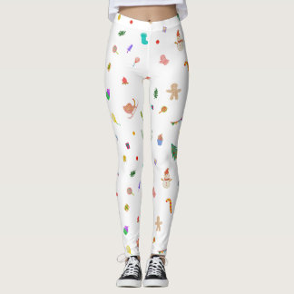 Calças Leggings de Natal para Mulheres