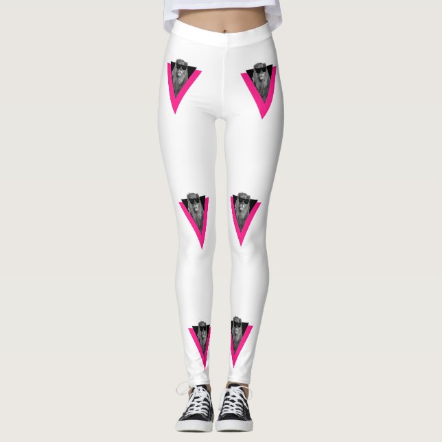 Calças Leggings do Leão fixe (Frente)