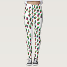 Calças Leggings para Amantes de Plantas