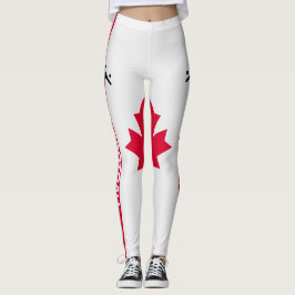 Calças Leggings Personalizadas de Futebol Canadá