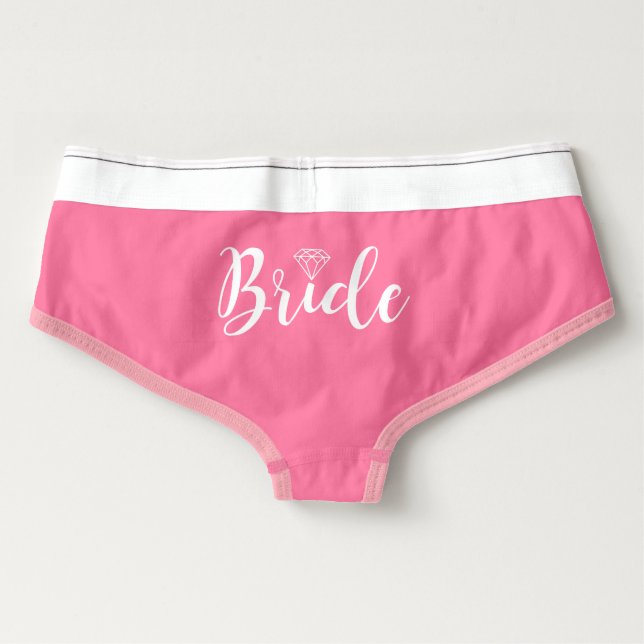Calcinha Boyfriend Script de rico | Noiva (Verso)