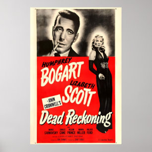 Cálculo Mortal Cartaz de Filme 1946 IMPRESSÃO A5-A