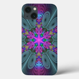 Caleidoscópio de Arte Fractal de Greve Colorida Ma