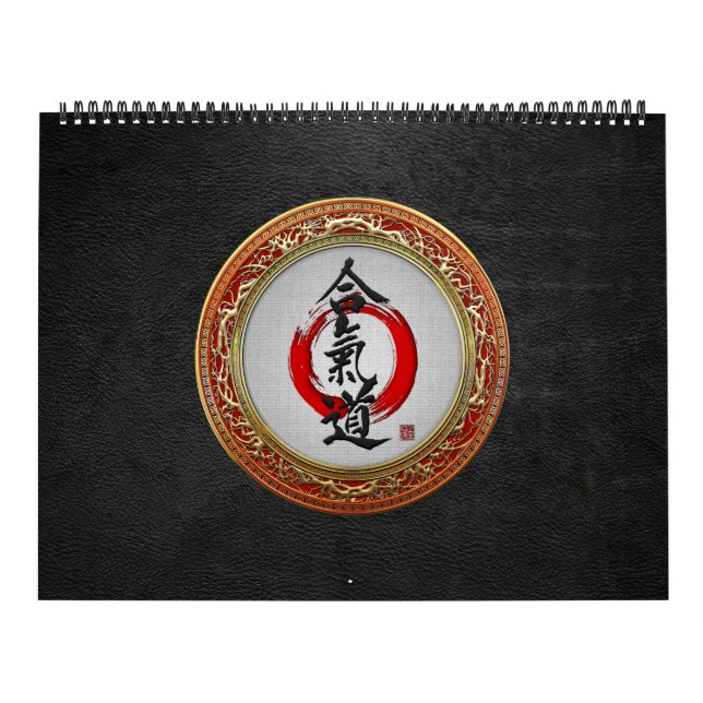 Calendário [100] Caligrafia japonesa - Aikido (Capa)