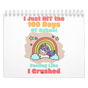 Calendário 100 dias na escola, eu apenas acertei e esmagei os