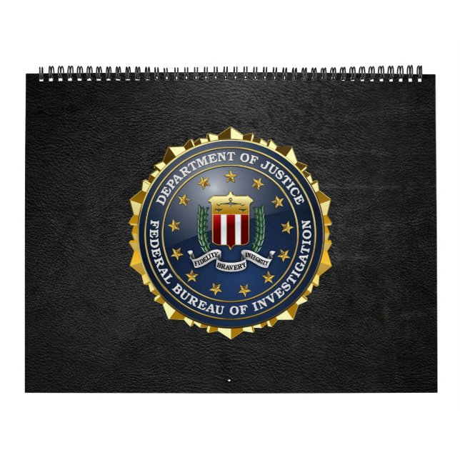 Calendário [100] Edição Especial do FBI (Capa)