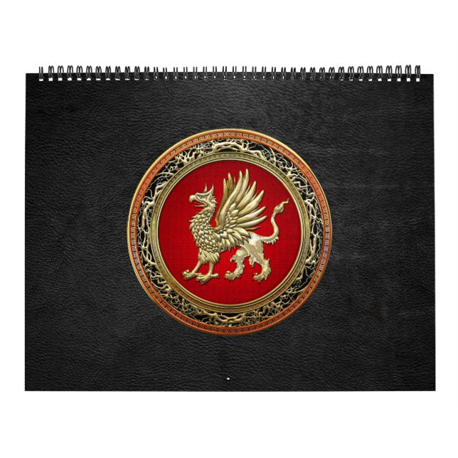 Calendário [100] Griffin Dourado sagrado (Capa)
