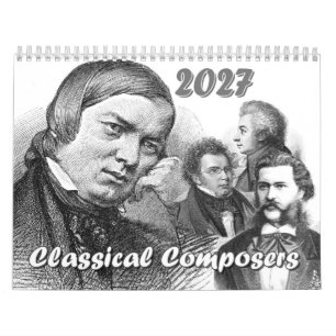 Calendário 12 Compositores/12 Combinações, 2026