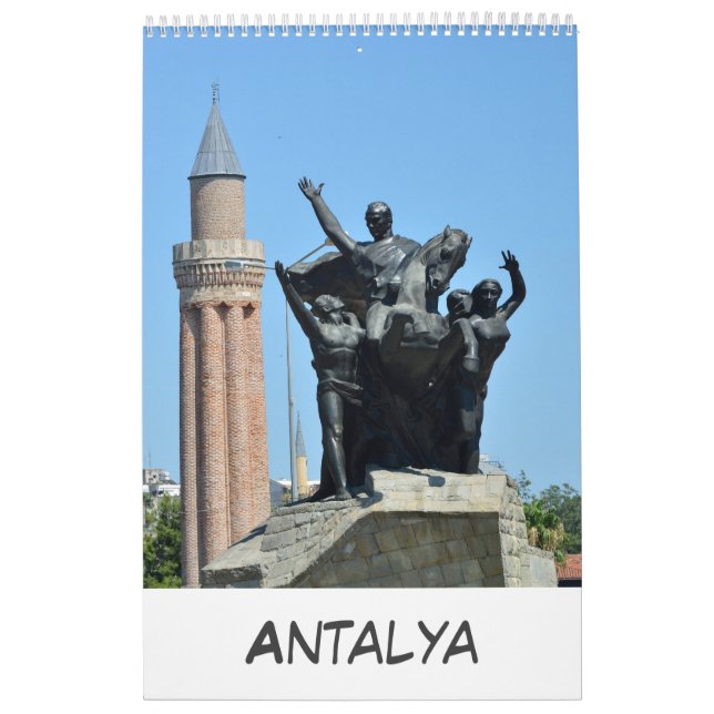 Calendário 12 meses Antalya, Turquia (Capa)