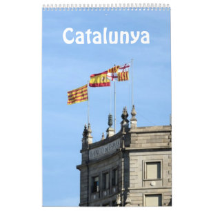 Calendário 12 meses Catalunha (Catalunha)