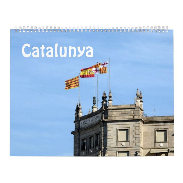 Calendário 12 meses Catalunha (Catalunha) (Capa)