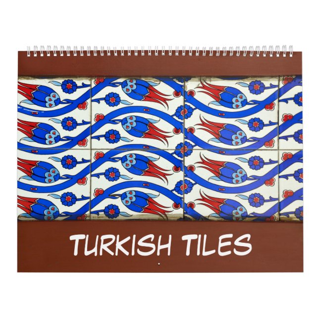 Calendário 12 meses de Azulejos turcos (Capa)