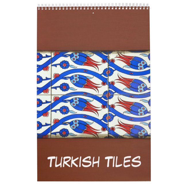 Calendário 12 meses de Azulejos turcos (Capa)