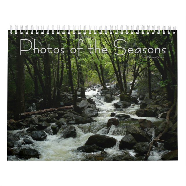 Calendário 12 meses de fotos das estações, 3ª edição (Capa)