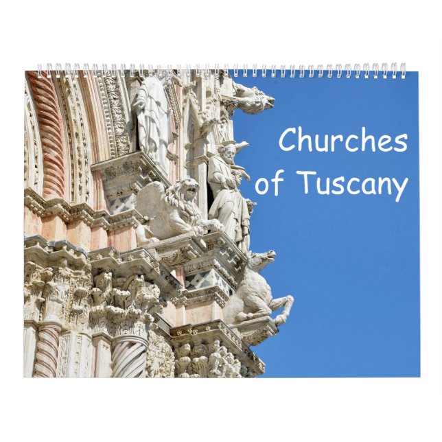 Calendário 12 meses Igrejas da Toscana (Capa)