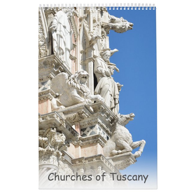 Calendário 12 meses Igrejas da Toscana (Capa)