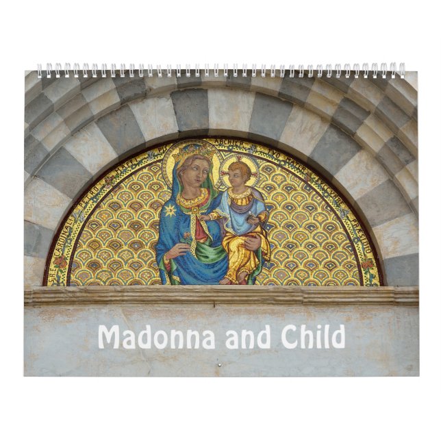 Calendário 12 meses Madonna e Criança (Capa)