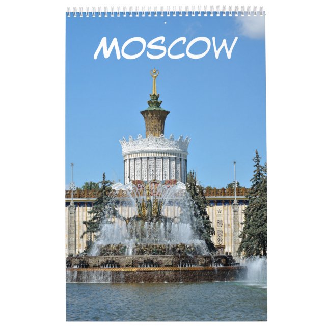 Calendário 12 meses Moscou VDNKh (Capa)