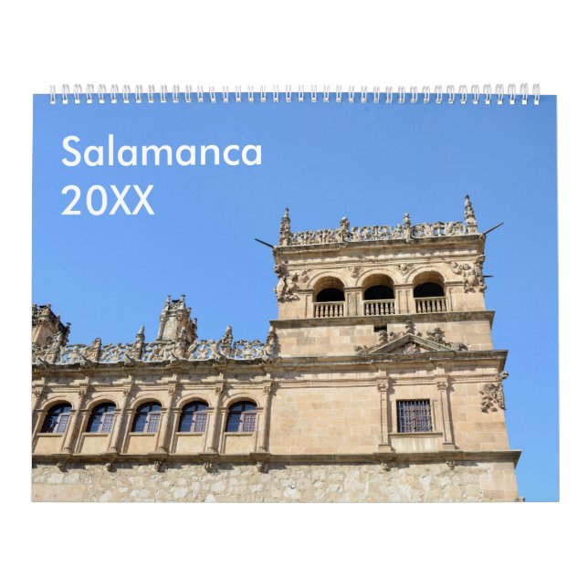 Calendário 12 meses Salamanca, Espanha (Capa)