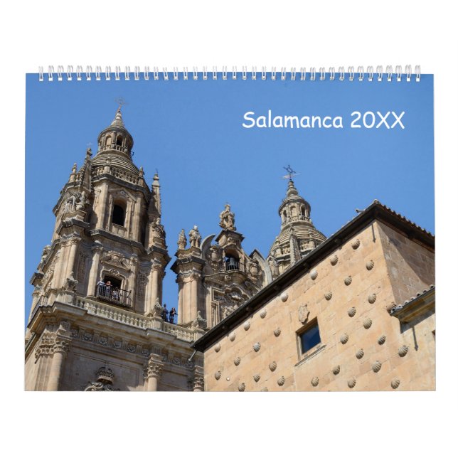 Calendário 12 meses Salamanca, Espanha (Capa)