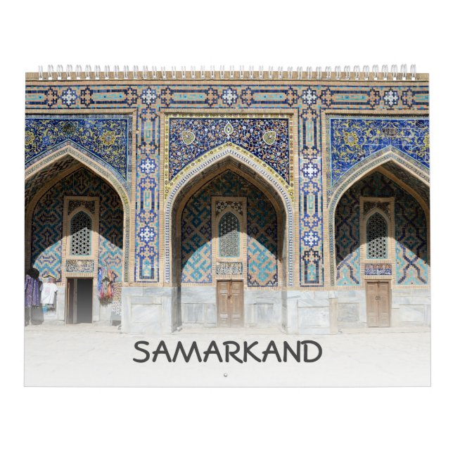 Calendário 12 meses Samarkand, Usbequistão (Capa)