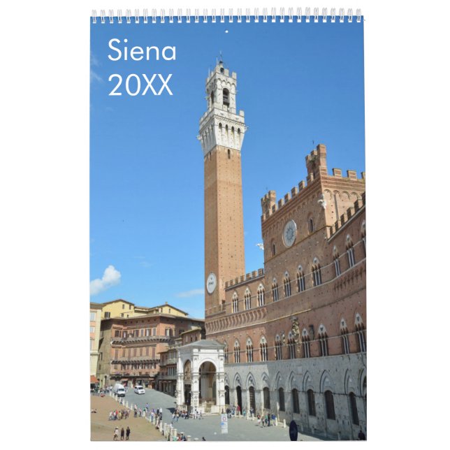 Calendário 12 meses Siena (Itália) (Capa)