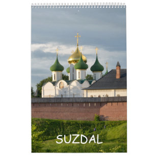Calendário 12 meses Suzdal, Rússia