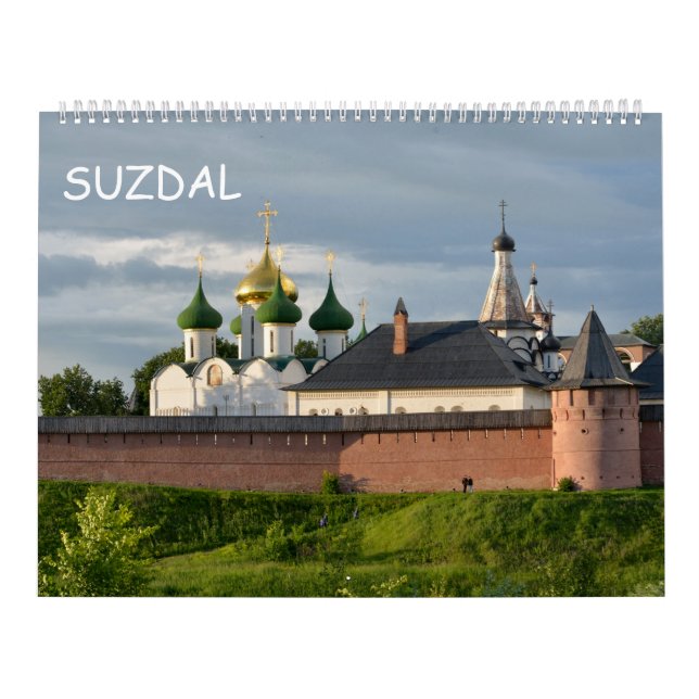 Calendário 12 meses Suzdal, Rússia (Capa)