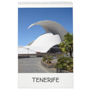 Calendário 12 meses Tenerife