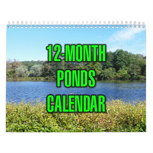 Calendário 12-Month Ponds (Capa)