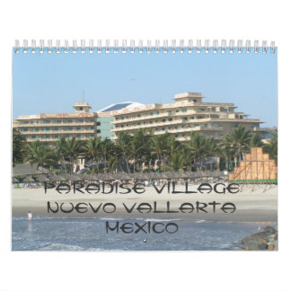 Calendário 141, vila Nuevo Vallarta México do paraíso
