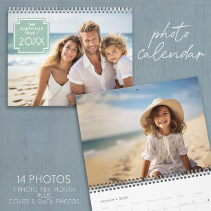 Calendário 14 Cobertura de Cheio de Fotografias - Ponto de No