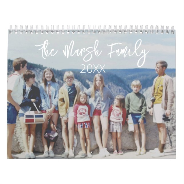 Calendário 14 Fotos de cobertura de Cheio de fotos Família mí (Capa)