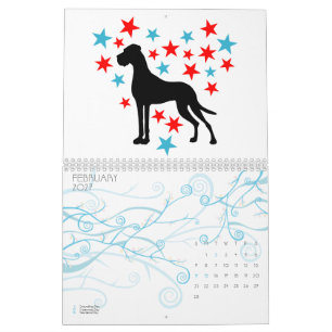Calendário 15 Meses Great Dane