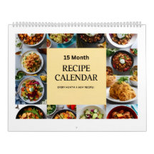 15 Month Recipe Calendar