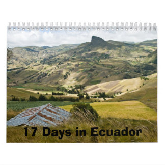 Calendário 17 dias em Equador