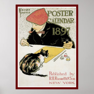 Calendário 1897 do poster