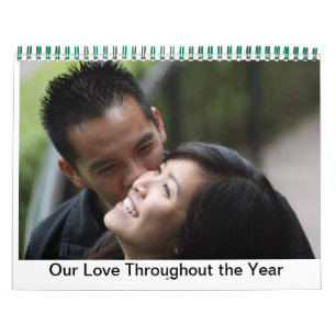 Calendário 1 ano de amor
