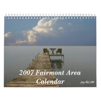 Calendário 2007 da área de Fairmont