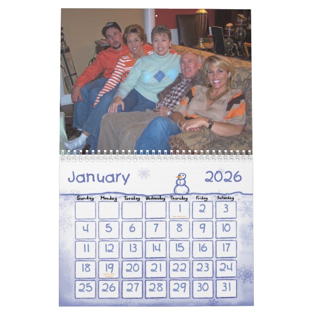 Calendário 2007 da família de Sims (Jan 2026)