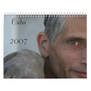 Calendário 2007 da foto de Cuba