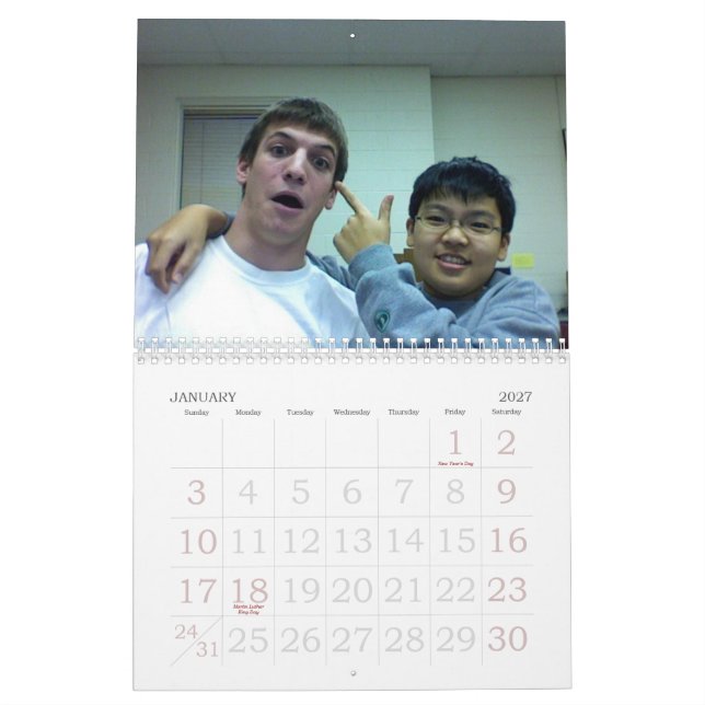 Calendário 2007 de Hao & de decano (Jan 2027)