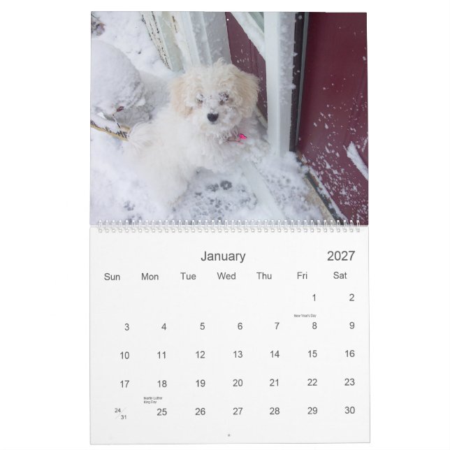 Calendário 2007 de Muffie (Jan 2027)